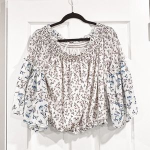 Free People Floral Top